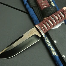 Vellance качественный GI фиксированный нож 7Cr17Mov лезвие бронза+ веревочная ручка тактические походные ножи утилита для выживания на открытом воздухе EDC нож инструмент
