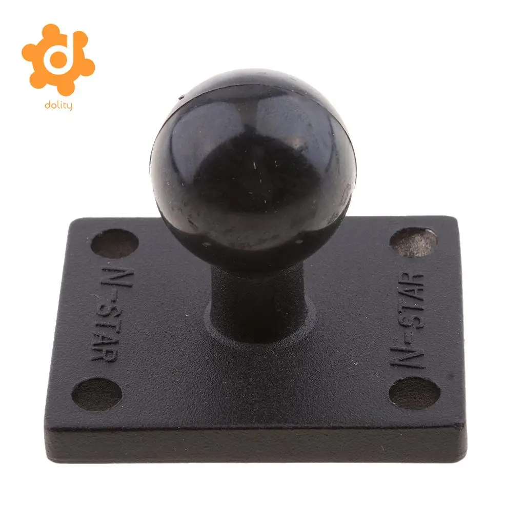 Motorcycle Brake Clutch Reservoir Cover Base Mount GPS with 1 inch Ball