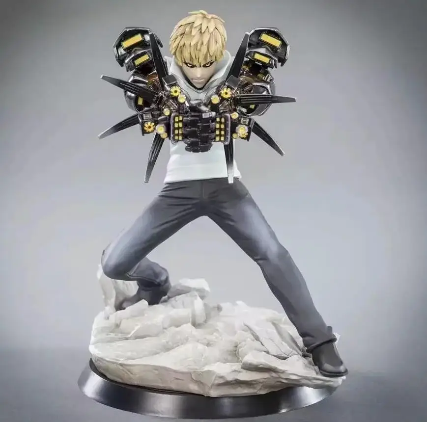 

Japanese Anime One Punch Man Genos Cool Action Figure PVC Collection Model Toys Gift With Box 15cm