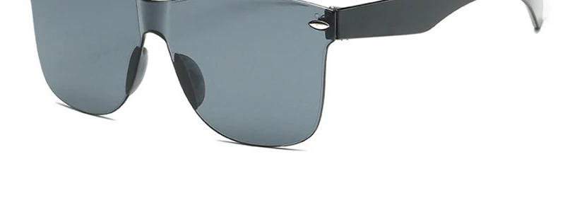 LeonLion, цельные солнцезащитные очки, женские цветные ретро модные солнцезащитные очки без оправы, Женские винтажные Роскошные Брендовые очки