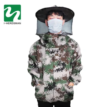 

Hot Jacket beekeeping veil set anti bee camouflage clothes safety protection coat provides equipment of beekeeping jacket kit