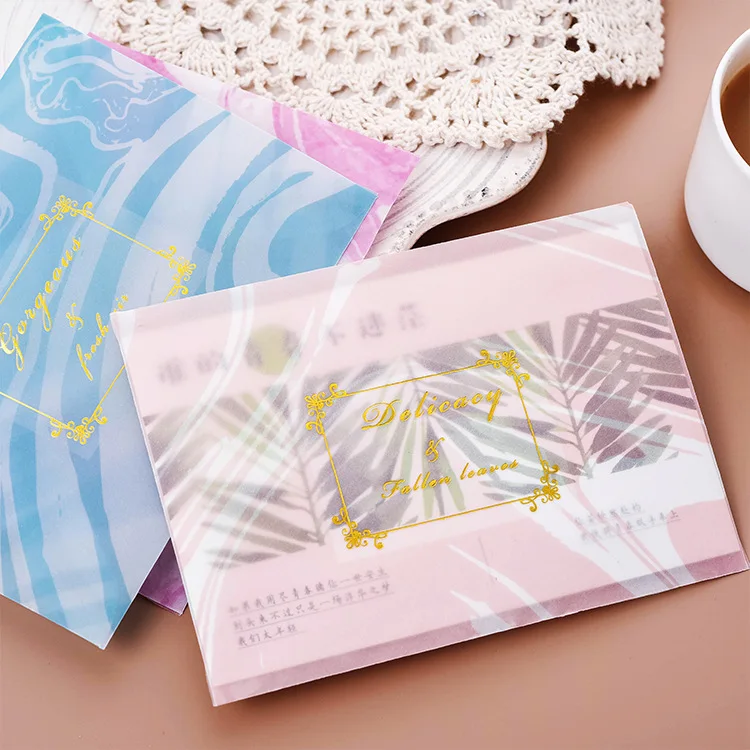 3 шт./упак. милый конверт с надписью Litmus Paper Dream золотой прозрачный для подарка