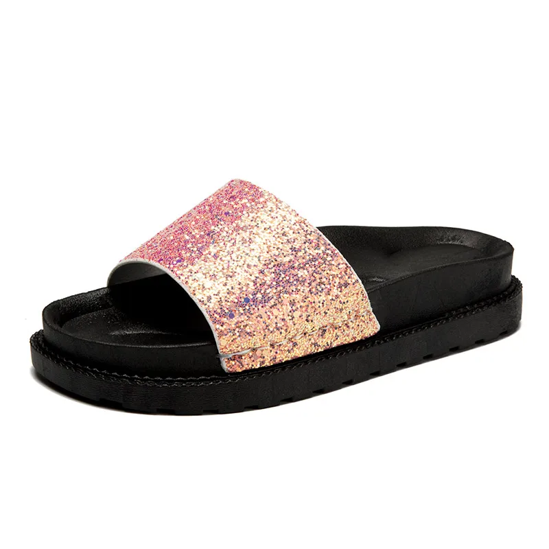 slippers glitter