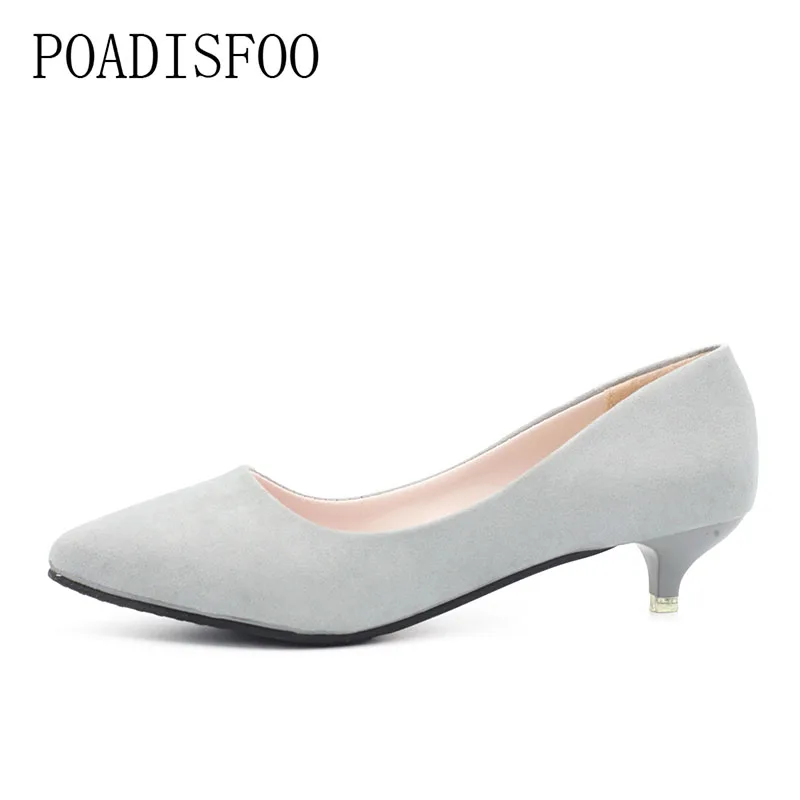 

POADISFOO 2018 New Women's Fashion New Pumps OL Sandals thin heels 3cm Spring Fashion Grace pumps Sandals Shoes Lady .LSS-219