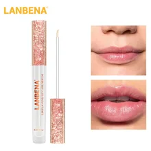 LANBENA Lsoflavone Сыворотка для ухода за губами Блеск для губ маска для увеличения эластичности губ уменьшить тонкие линии Восстанавливающая увлажняющая красота
