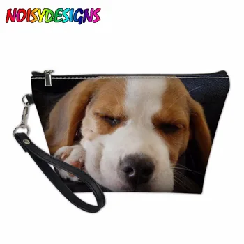 

Beagle Printing Women Travel Cosmetic Bag Dog Pattern Kosmetyczka Make up Case Girls Daily Pencil Case cosmetic organizer bag