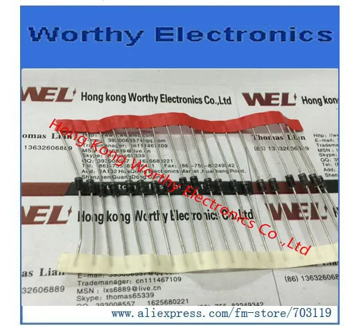 

Free shipping 10PCS/LOT DIODE ZENER 10V 1.3W DO41 1N4740