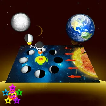 

Physics DIY assembling Lunar Phase Genesis Scientific experiment handmade materials Teaching Resources invention Science