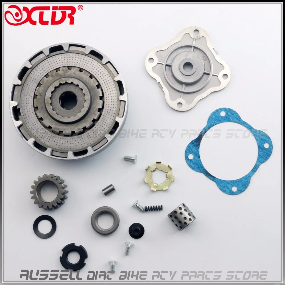 

18T Complete Manual Clutch Assembly 70cc 110cc 125cc 110 Clutch Pad For PIT Bike Trail Dirt Quad ATV Thumpstar Dune