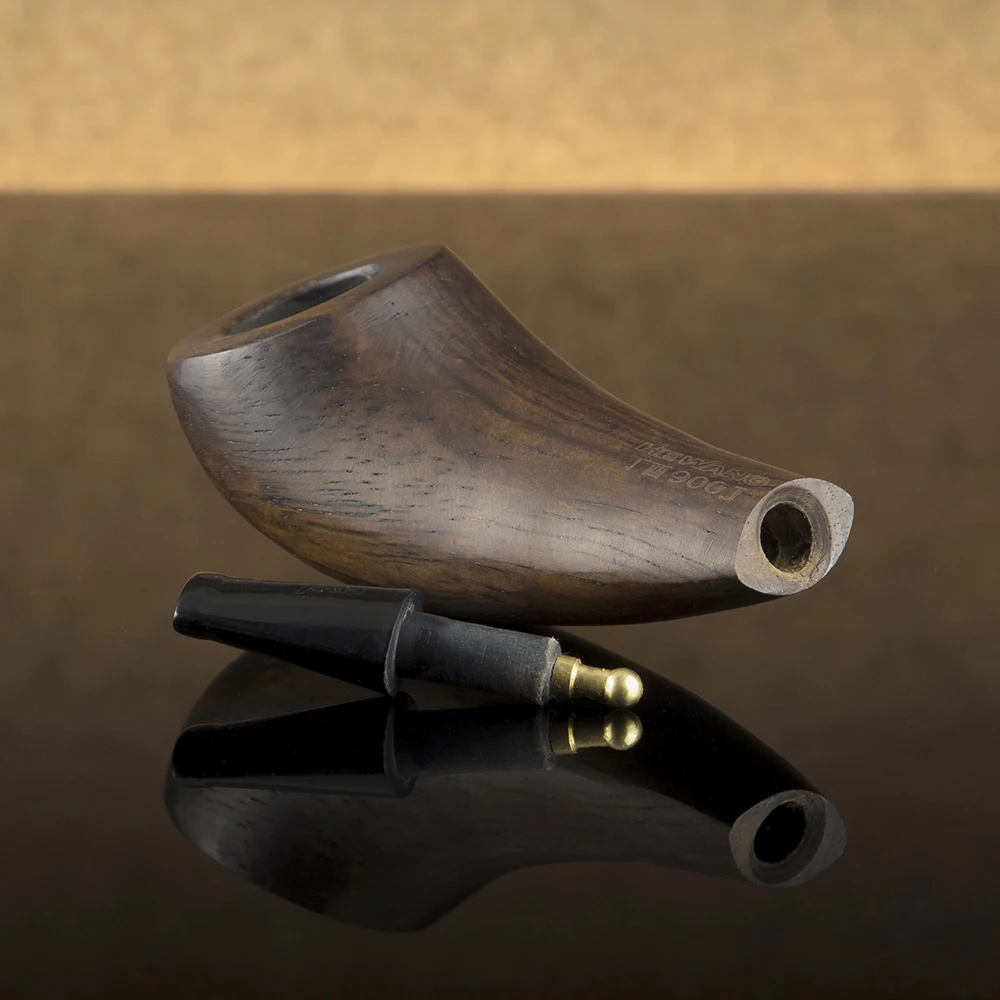 Najtaniej Klasyczny Mini fajka 3mm metalowy filtr fajka do tytoniu Handmade drewno hebanowe rury z darmowymi narzędziami drewniana fajka dym akcesoria