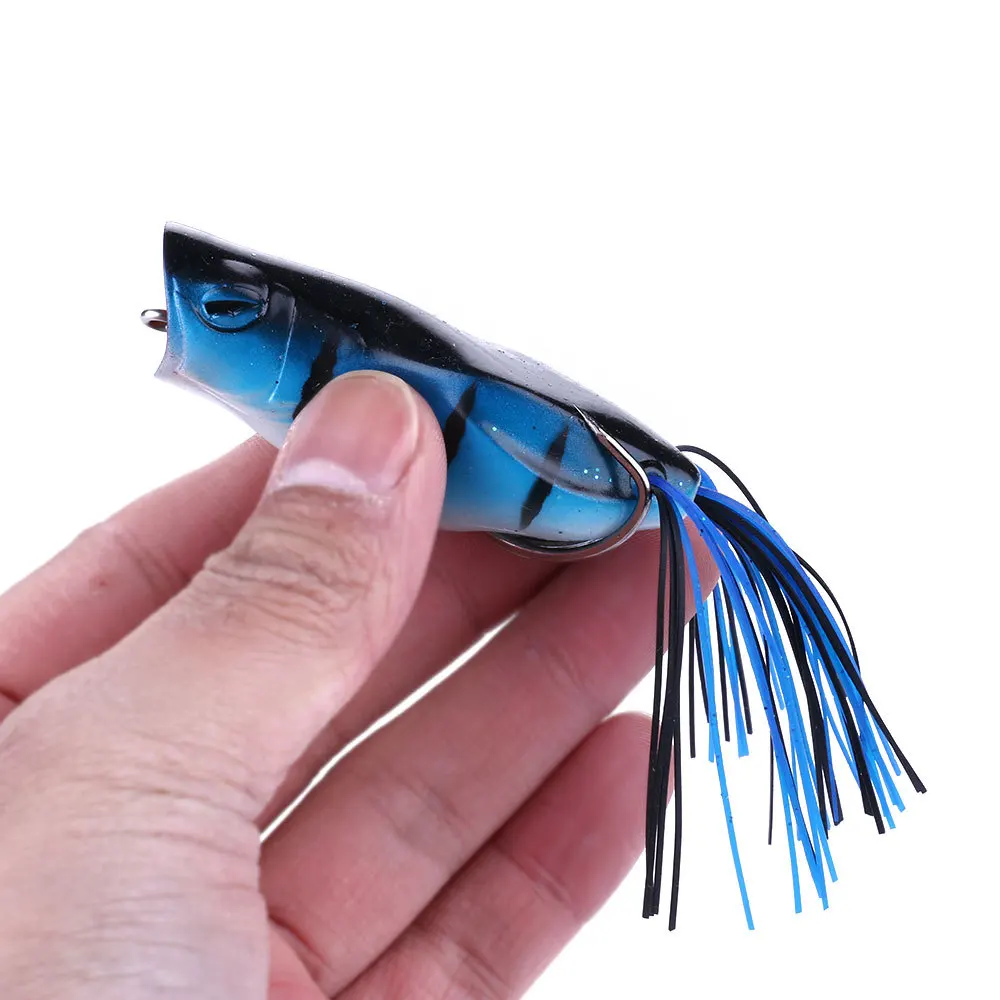 1 pc 7 cm 14g لينة راي الضفدع الصيد السحر إيسكا الاصطناعي السنانير بوبر wobblers الطعم الكارب الصيد pesca الصيد معالجة