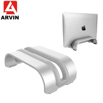 

ARVIN Aluminum Alloy Laptop Mount Stand for Macbook Acer Dell Lenovo Vertical Base Firm Bracket Laptop Notebook Cooling Stand