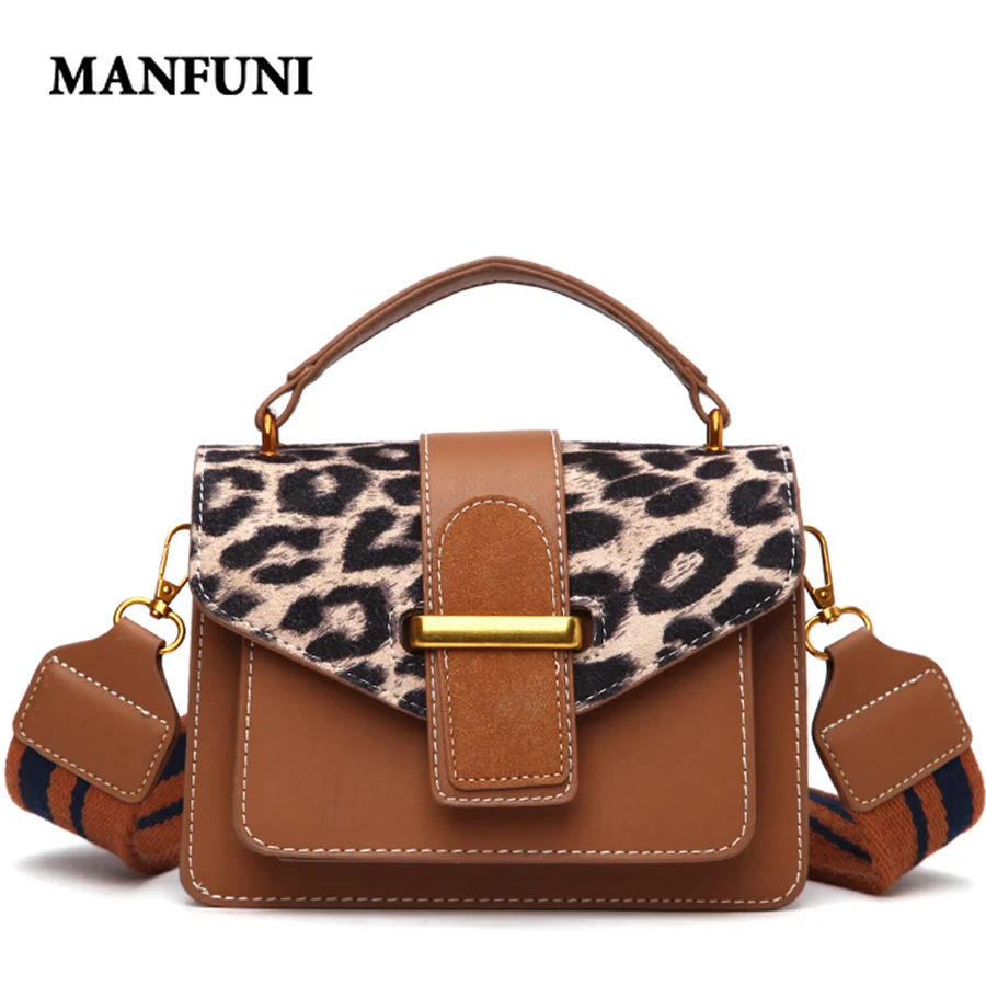 

2018 New Women's Fashion Retro Small Handbag Female Leopard Messenger Crossbody Bags Lady Shoulder Bag Bolsos Drop Shipping