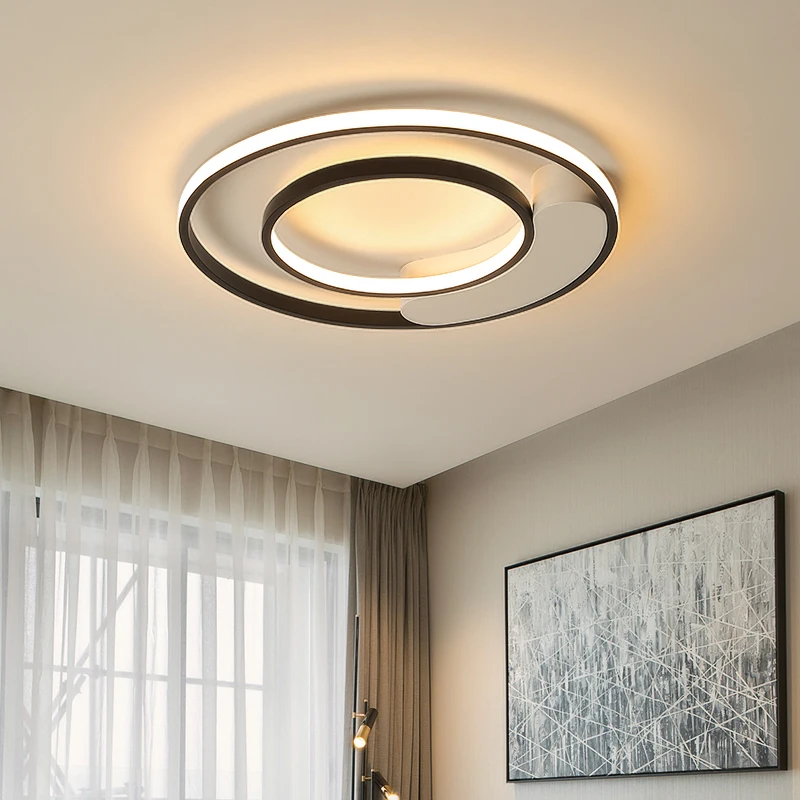 

Aluminum Wave Ceiling Lights Modern LED Lamp for Living room Bedroom luminaire plafonnier Bedroom Ceiling Lamp Lampara de techo