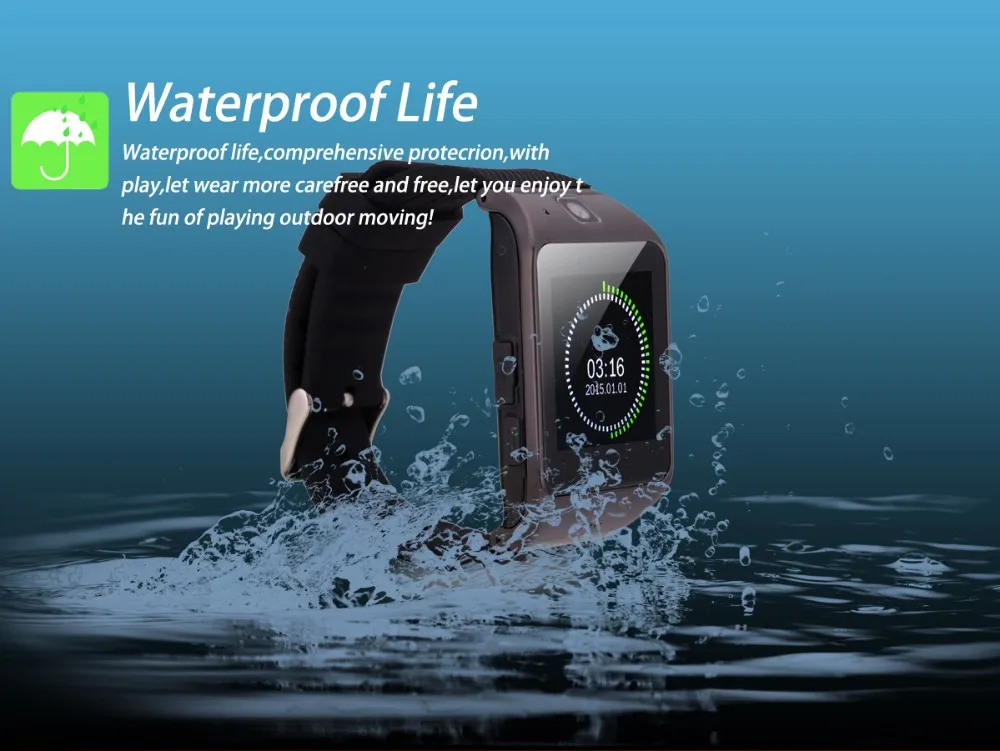 Uhappy UW1 Handsfree Bluetooth Смарт часы NFC беспроводные носимые водонепроницаемые жизни GSM