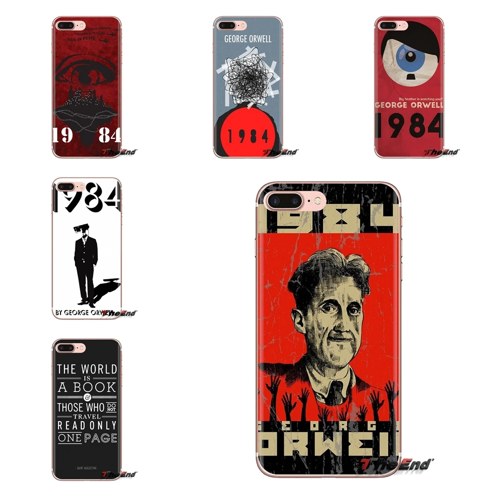 Прозрачный ТПУ Корпус 1984 Джордж орвелл книга для Xiaomi Mi3 Samsung A10 A30 A40 A50 A60 A70 Galaxy S2 Note 2