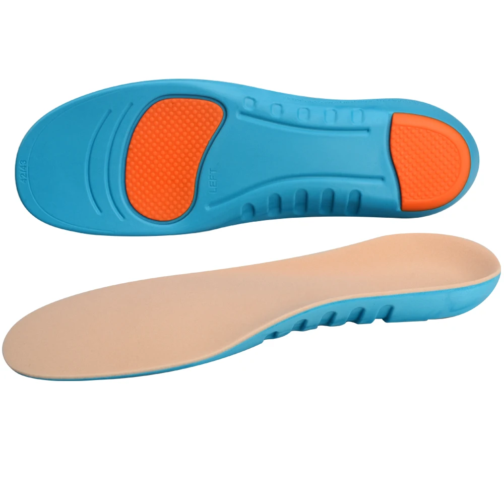 Elino мужские женские спортивные стельки дышащие антибактериальные впитывающие пот поролоновые вставки Arch support Shock-Абсорбирующие ботинки