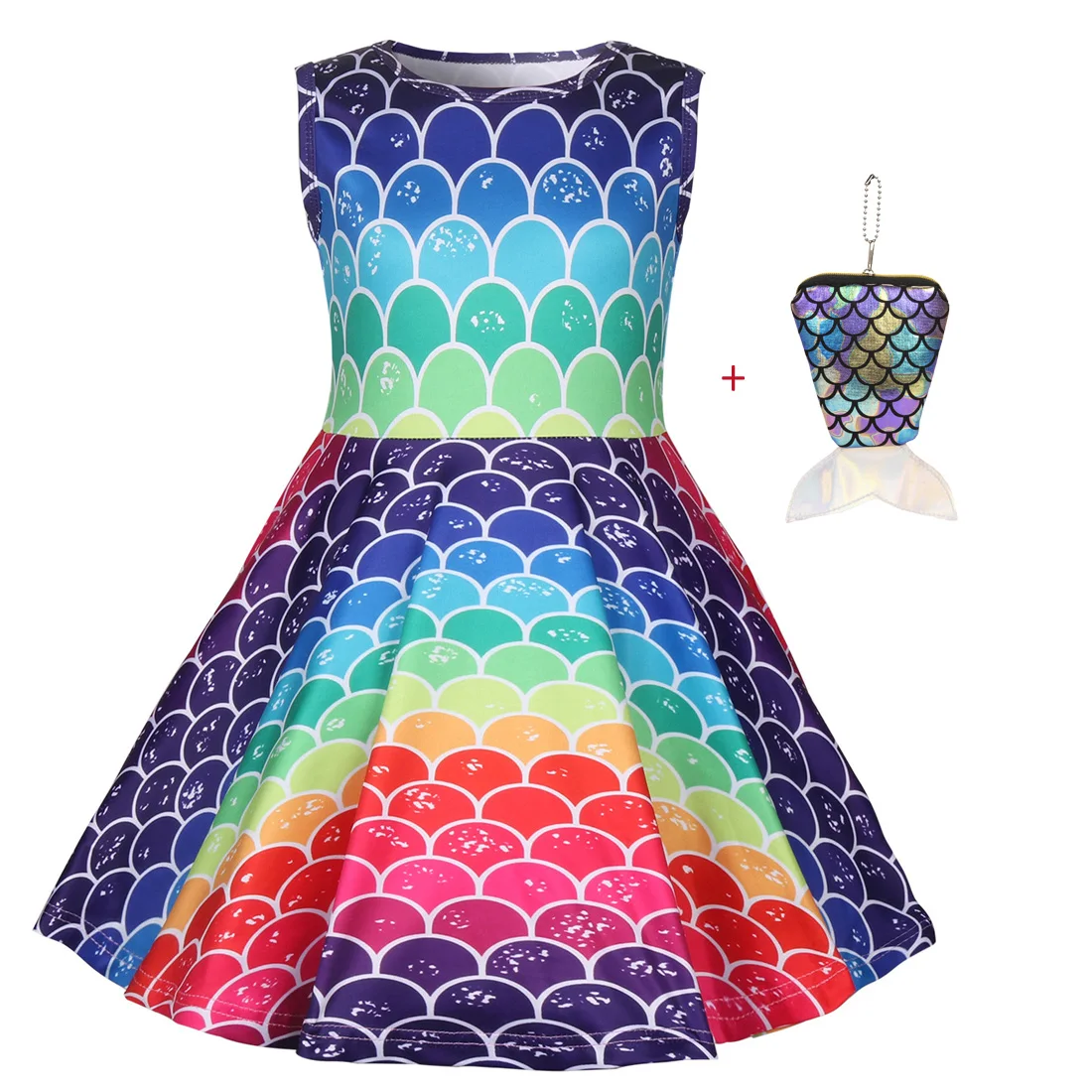 

Summer Baby Girls Princess Dress Children Halloween Little Merm aid Toddler Costumes for Kid Carnival Party Dress
