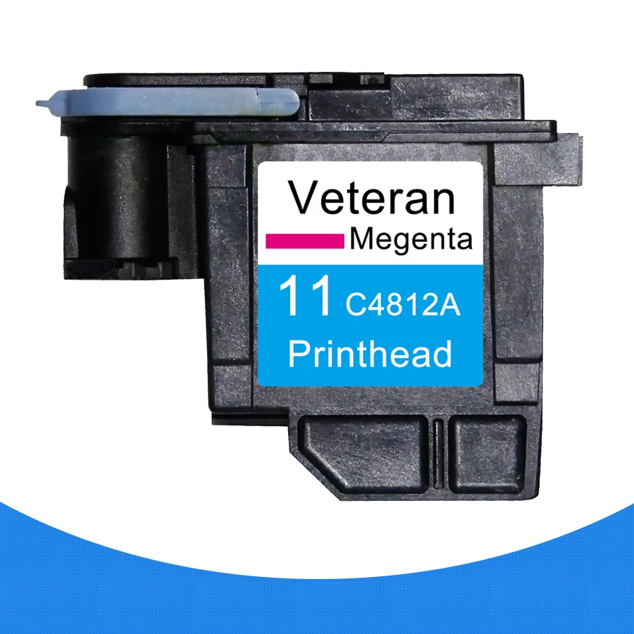 

Veteran Compatible for hp 11 for hp11 C4810A C4811A C4812A C4813A Printhead Print head ink cartridge DesignJet 10/111/120/20/50