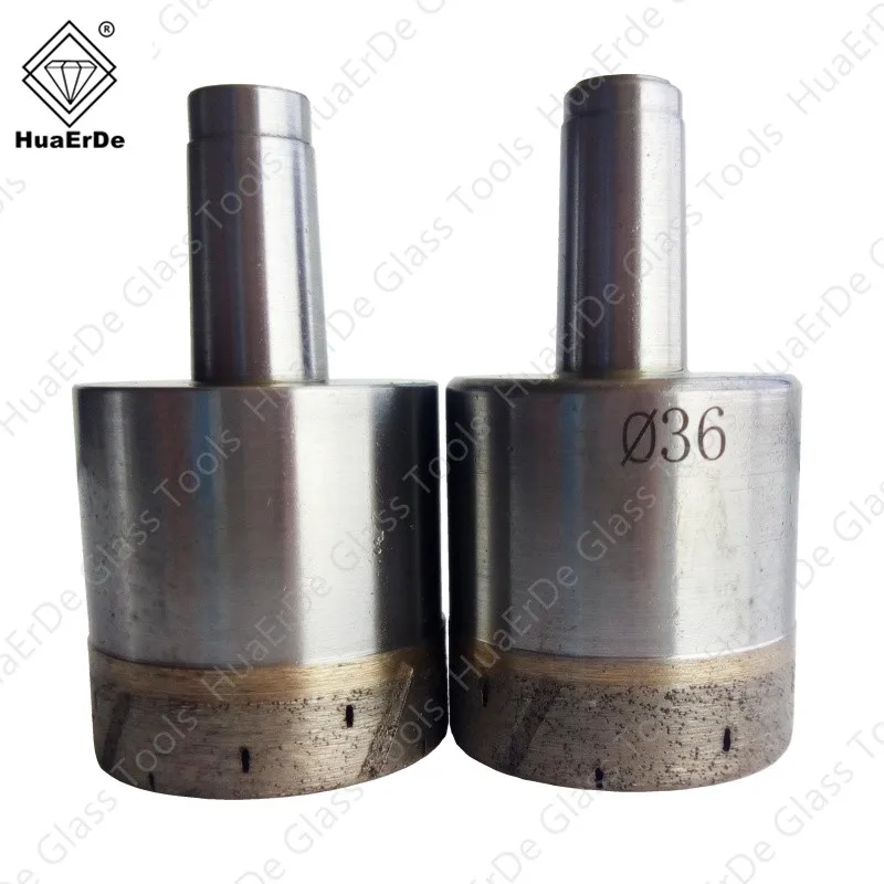 

CNC Taper Shank Diamond Slotting Glass Drill Cobalt Bits bronze binder L65MM