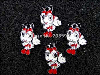 

AE323 Mix Color 20Pcs Alloy Metal Enamel Bee Charms Pendants 25x16mm