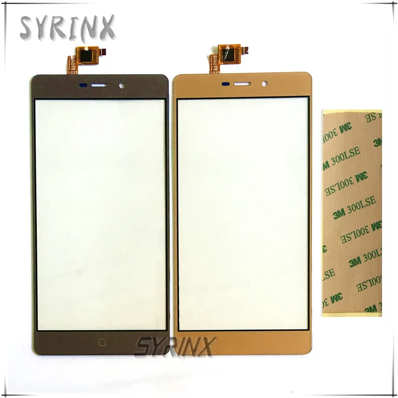 

Syrinx With Tape Touch Panel Sensor Front Glass Panel Lens Touch Screen Digitizer For elephone M3 Touchscreen Replacement Parts