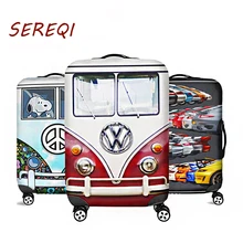 Чехол для чемодана для путешествий, 3D чехол для чемодана, подходит для 18-32 дюймов, моющийся эластичный чехол для чемодана, пылезащитная защита багажа, чехол