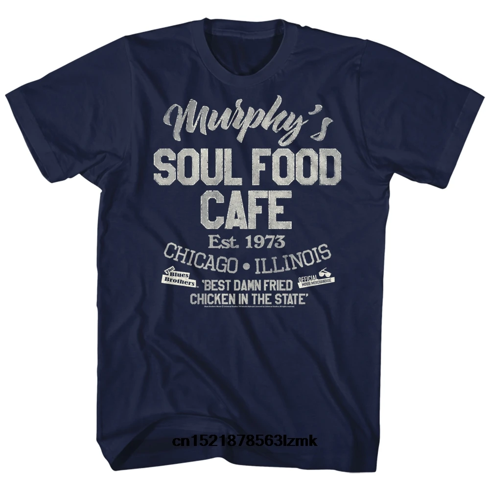 Gildan забавный футболка мужчины новинка The Blues Brothers Футболка-Soul Food Cafe | Мужская