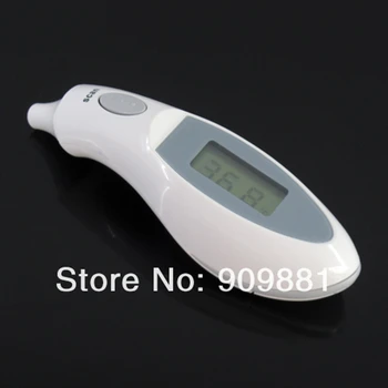 

Wholesale Digital Portable Household Temperature Meter Ear Infrared IR Thermometer For Adult And Baby Health Free Shipping