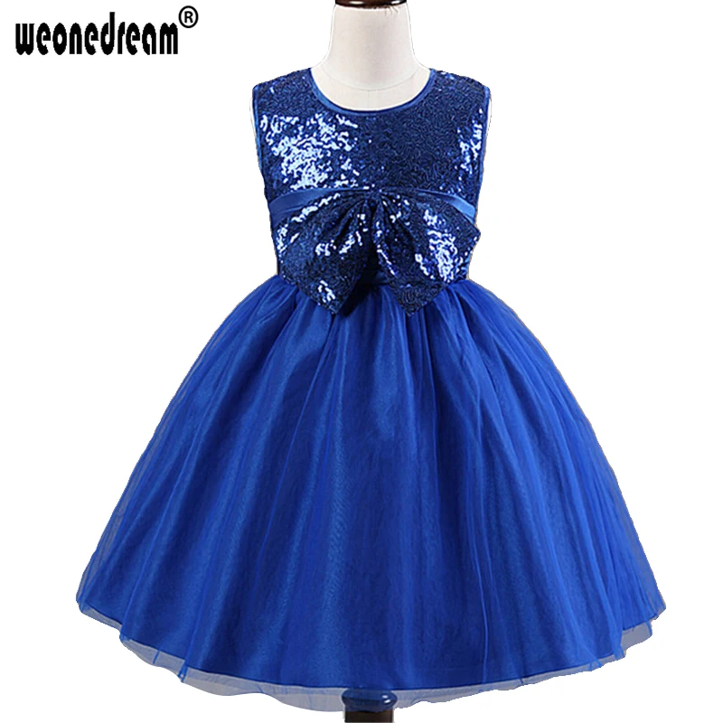 

WEONEDREAM First Communion Dresses for Girls 2017 A Line Flower Girl Dresses for Wedding Lace Communion Dress Sequins Dress