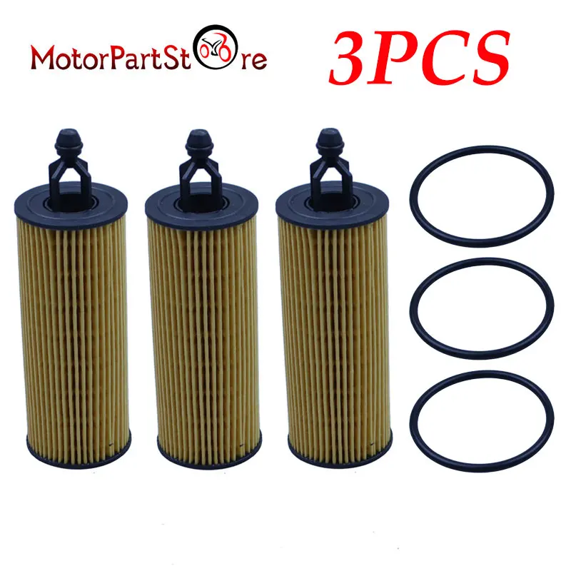 

For 2014-2018 Chrysler Jeep Dodge RAM 3.2L 3.6L V6 Pentastar Oil Filter Set of 3 @20