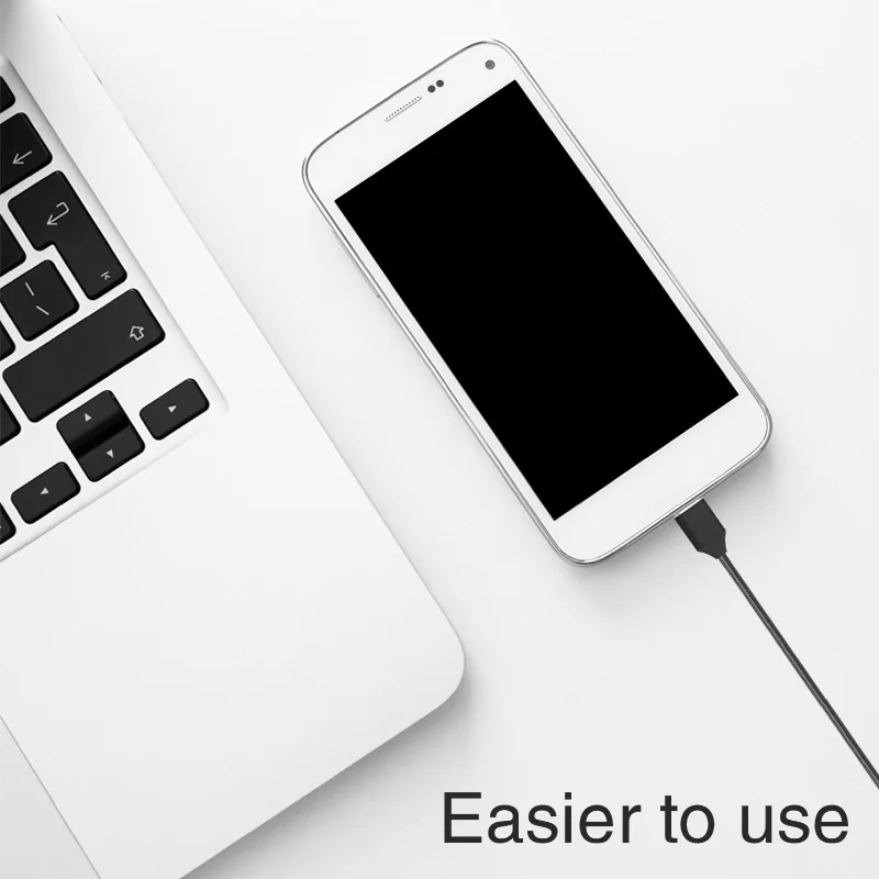 Sobrevolar magnético Micro USB Cable de Nylon trenzado de Cables de teléfono móvil para Samsung Huawei Android 1 m de carga rápida Cable de datos