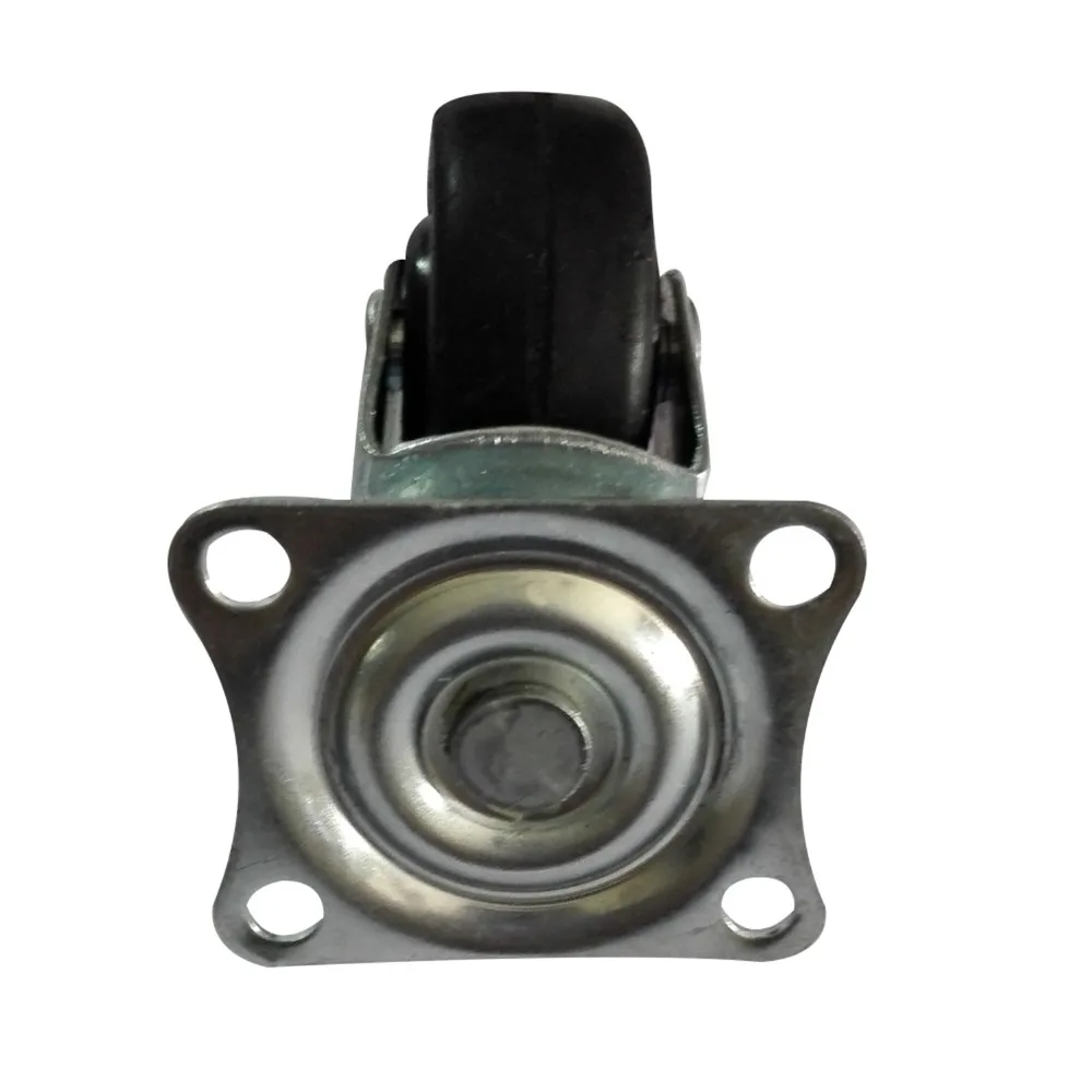 

4pcs Heavy Duty Black Rubber Swivel Castors Casters Wheels 40mm Diameter Universal Black Roller 25KG Bearing Wheel