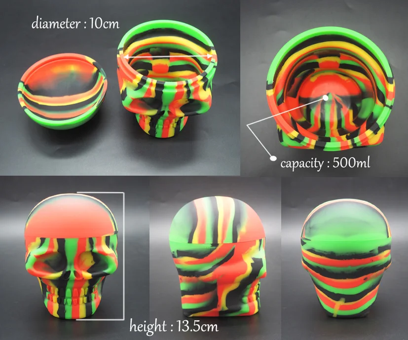 1 шт. силиконовый контейнер для воска 500 мл|silicone containers for wax|silicone containeroil jar |