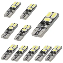 Высокая Яркость Белого Canbus 5730 5630 SMD Ошибка Бесплатный T10 6 Светодиодные 210LM