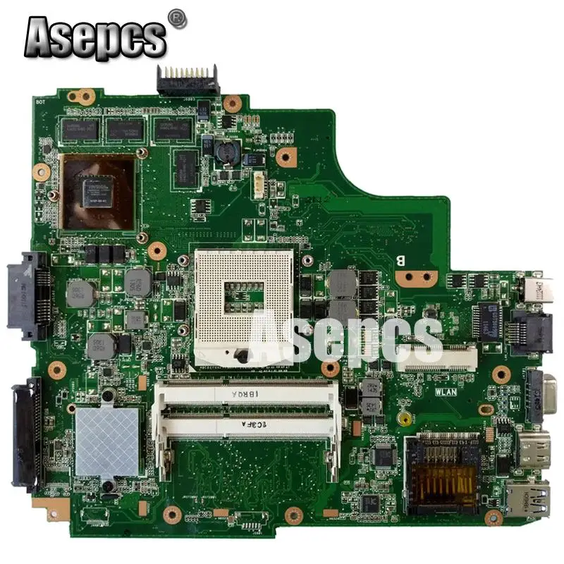 Asepcs K43SM محمول اللوحة الأم ل ASUS X43S A43S K43S A83S A84S K43SJ K43SV اللوحة 100% موافق HM65 GT630M/1 GB