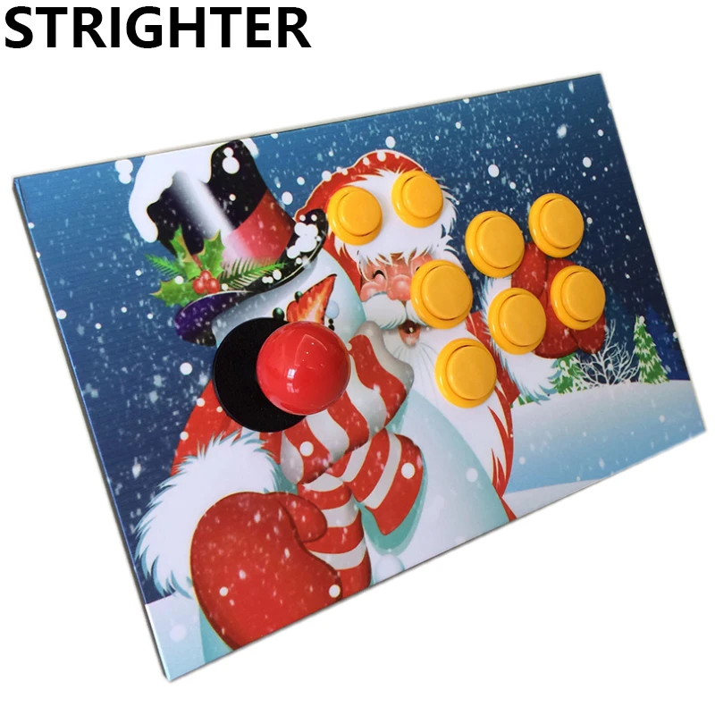 

Santa Claus arcade joystick Christmas present gift controller computer game Arcade Sticks usb connector street fighters Consoles