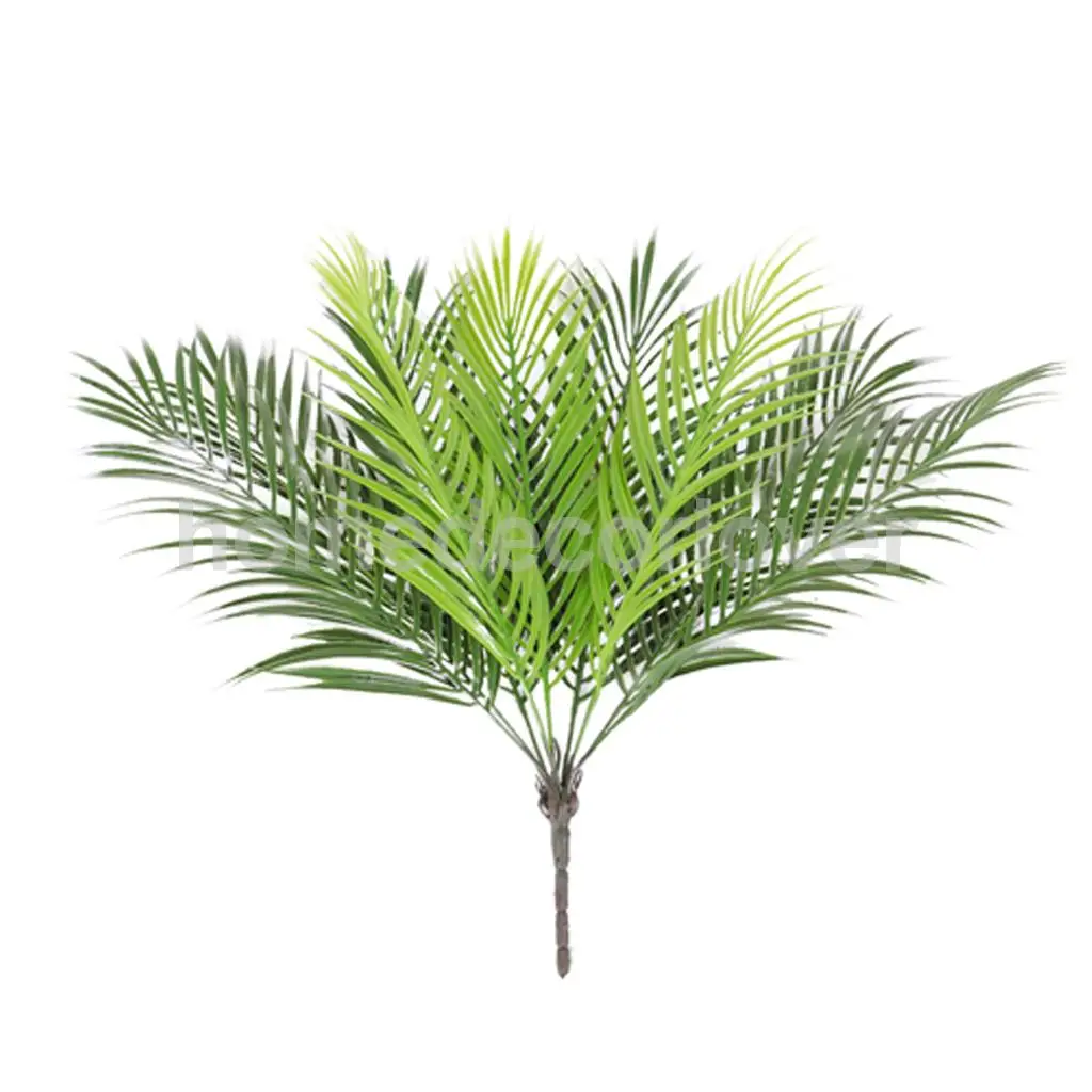 Artificial Plant Leaf Faux Foliage Leaves Plastic Flower for Home Decor Simulation Artificial Plants Vibrantly Colored