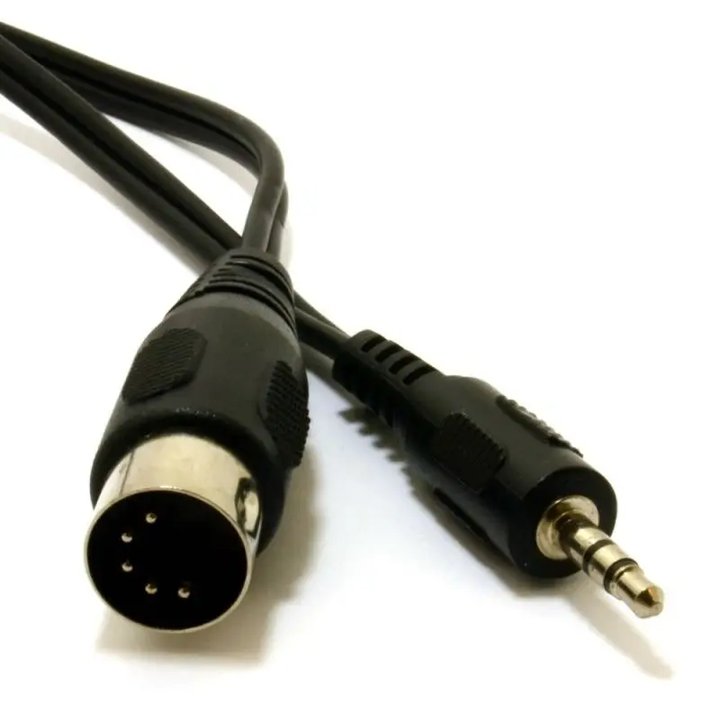 

5 Pin Din Plug To 3.5mm Jack Stereo Plug Audio Cable 1.5m