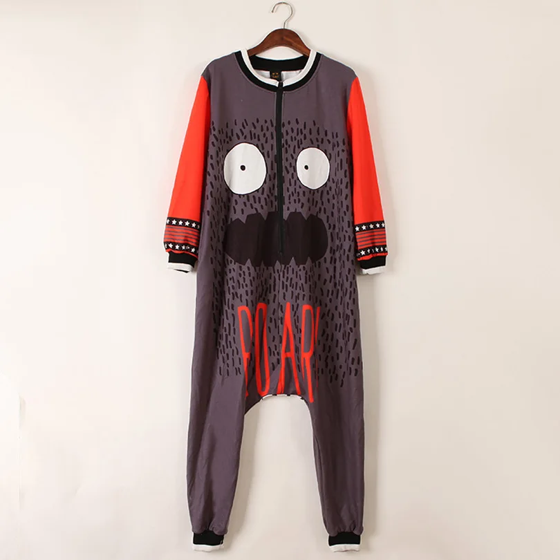 Womens jumpsuit Loose Harajuku Print Halloween Bodysuit women fashion