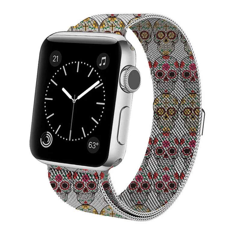 10 шт. Миланская петля для Apple Watch Series 4 3 2 1 Megnetic ремешок для 40 44 38 42 мм часов