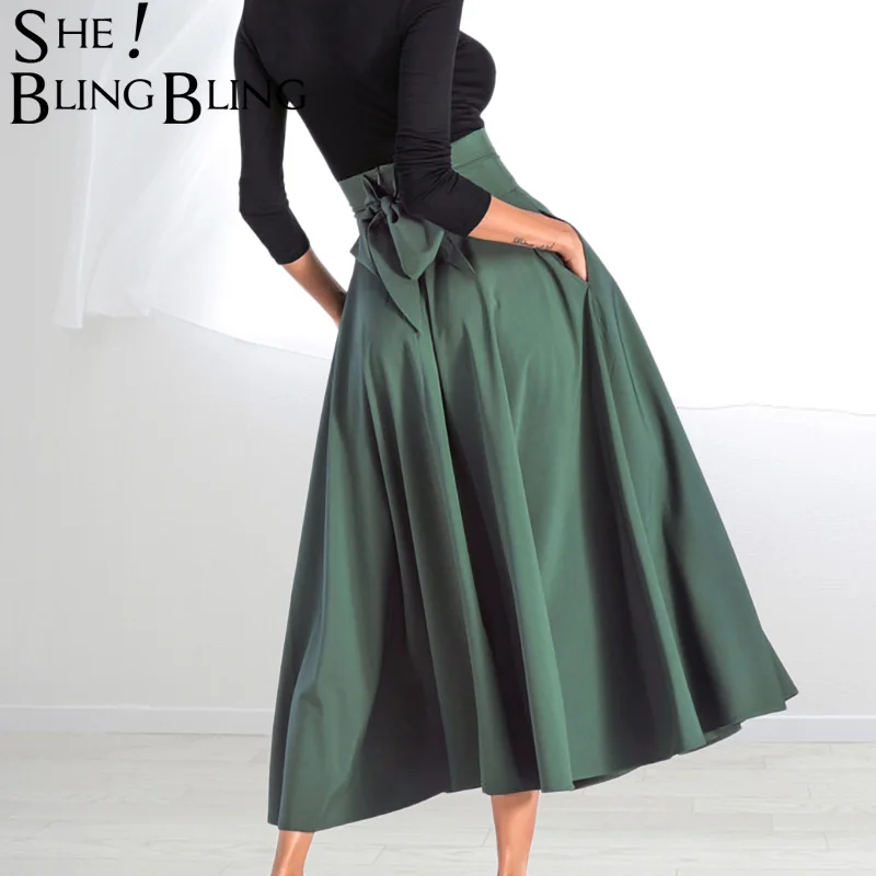 high waist maxi