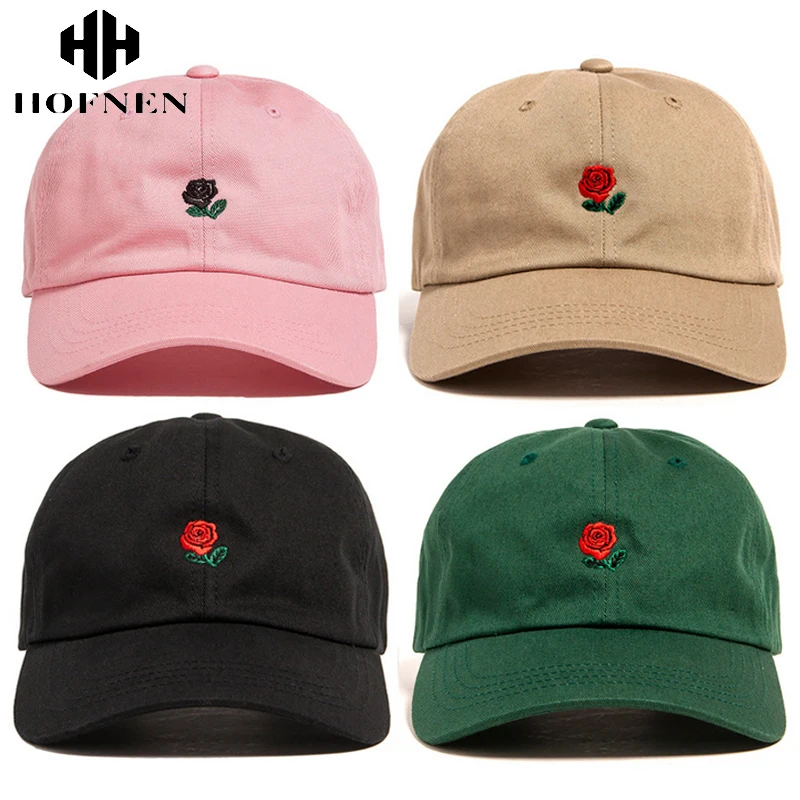 Drake New Embroidered Rose Casquette Polos Baseball Caps Strapback Hats for Men Women Casual ...