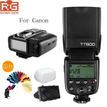 

Godox TT600 2.4G Wireless GN60 Master/Slave Camera Flash Speedlite + X1T-C Transmitter for Canon 1100D 1000D 7D 6D 60D 50D 600D