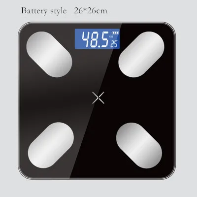 Весы для тела и жира, умный электронный светодиодный весы для ванной, Bluetooth, приложение для Android/IOS, xiaomi mi 2 USB - Цвет: 2