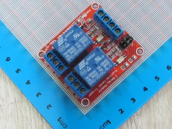 

1PC 2 channel relay module with opto isolation supports high and low trigger 5V