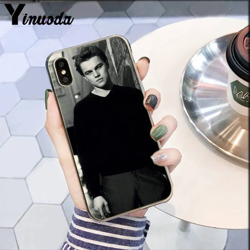 Yinuoda Leonardo Di Caprio young leo чехол для телефона с рисунком iPhone 6S 6plus 7 7plus 8 8Plus X Xs MAX 5 5S XR 11 11pro
