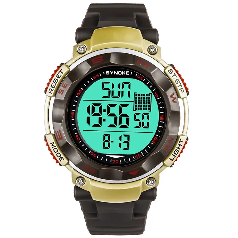 

Men Sports Watches 50M Waterproof Back Light LED Digital Watch Chronograph Shock Double Time Wristwatches For Gift #4M25#F#FNTC