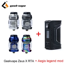 Original Geekvape Zeus X RTA with 810 Delrin drip tip and aegis legend mod font b