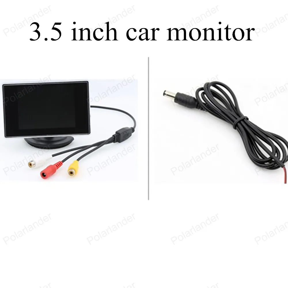 3,5 дюймовый цветной TFT ЖК-дисплей Автомобильный монитор заднего вида парковочный монитор заднего вида экран для резервной камеры заднего
